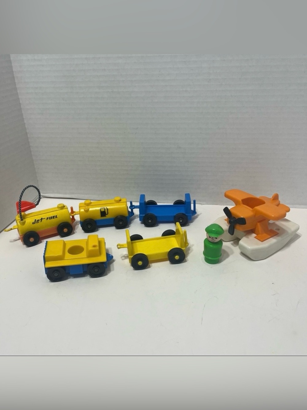VINTAGE Fisher price little people airplane lot #2 toys